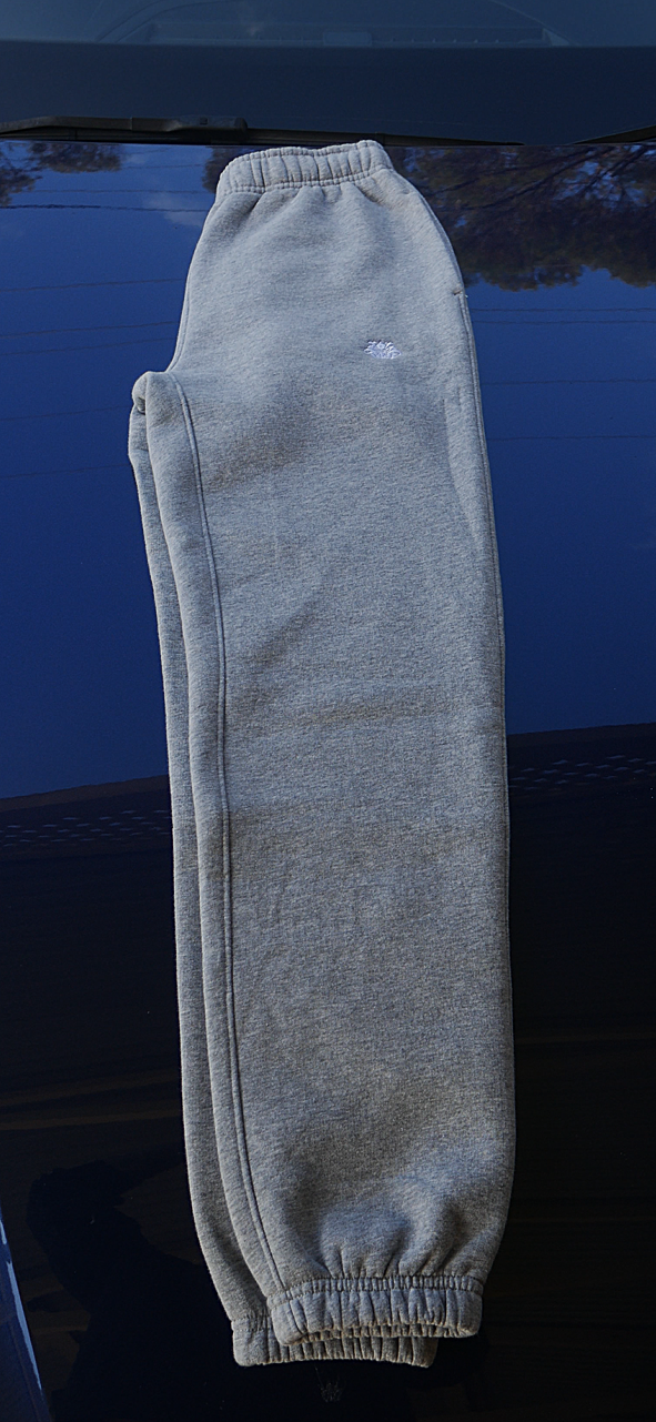 Womens Ronin Track Pants - Marle Grey / White